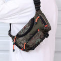 Miniatyrbild 3 av 5: Vattentät midjeväska, crossbody, utomhus midjeväska med justerbar rem, reseväska camouflage