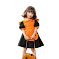 Pikkukuva 2 / 5: Tyttöjen Halloween-kurpitsapiika-asut, Halloween-piika Cosplay -asu M