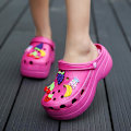Miniatyrbild 5 av 5: Damtofflor Strandtofflor Mode Sandaler Utomhus Inomhus Halkfria Skor 033 Red EU 36