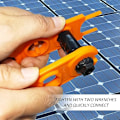 Miniatyrbilde 4 av 5: 2 stk. solcelleverktøy, Mc4 solcelle skrunøkkel, solkabelkontakt, solpanelkontakt, solcellekontakt, multifunksjonsklemme, solcellekontakt verktøy