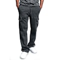 Pikkukuva 2 / 5: Miesten Muoti Urheiluhousut Kiristysnyörillä Plus Koko S-4xl Dark grey L