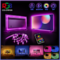 Miniatyrbillede 1 af 7: 4m LED Lys til 32-55 Tommer TV, RGB TV LED Lys Bagved, Musik Synkronisering Bluetooth APP og Fjernbetjening