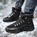 Miniatyrbilde 4 av 4: Herre Tursko Mid-Top Varm Fleece Bomullssko Fr9055 Black EU 45