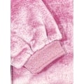 Miniatyrbillede 5 af 5: Casual loungewear-morgenkåbe i store størrelser, tyk Sherpa fleece varm ekstra lang oversized bærbar tæppe til damer med lommer (længde: 150 cm) Pink