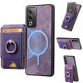 Retro Ställ Kortfodral För OPPO Find X5 Pro Purple