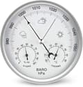 Väderstation Analog Urtavla Barometer Med Termometer Hygrometer Lufttrycksmätningar Enkelhet Och Lättläst