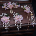 Miniatyrbilde 3 av 5: Hårnålsett med dusker Klassisk Antikk Blomsterhårnål For Kolleger Kone Mor Set 11
