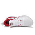 Miniatyrbillede 3 af 5: Herre Basketballsko Høj Overdel Åndbare Sportssko Skridsikre Mode Sneakers 3F8899 White EU 39