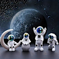 Pikkukuva 1 / 5: 4 kpl, Astronauttihahmot, Astronauttikoristeet Pöytäkone Astronauttikoriste Olohuoneeseen Televisiokaappi Huoneen Sisustus Kodin Sisustus