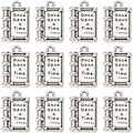Miniatyrbild 1 av 5: 1 Ask 80 st Bokberlocker Inspirerande Meddelandeberlocker Examenberlocker Bokberlocker Bulk Skola Bokformade Berlocker för Smyckestillverkning Berlocker DIY Örhänge