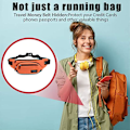 Pikkukuva 3 / 5: Crossbody Vyölaukku, Vyölaukut, Säädettävä Vyö Matkailuun Urheiluun Juoksuun Vapaa-aikaan Orange