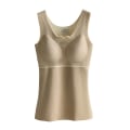 Miniatyrbilde 1 av 5: Innerfleece Termisk Vest Beste Termoundertøy For Jenter Ermeløse Intime Topper XXXL Khaki