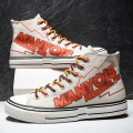 Miniatyrbilde 4 av 5: Herre Canvas Sko Mote Joggesko Lav Topp Tennissko Snøring Fritidssko 3D8770 White EU 44