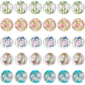 Miniatyrbillede 5 af 5: 100 stk. Lysende Lampwork Perler 10mm Håndlavede Lysende Løse Perler Assorterede Lampwork Perler Selvlysende i Mørke til Armbånd Halskæde Smykkefremstilling - 10 Co