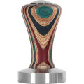 Miniatyrbilde 1 av 5: Kaffetamper i rustfritt stål (53 mm farget tretamper)