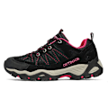 Miniatyrbild 2 av 5: Damvandringsskor Lågskor Sneakers För Utomhusspårning Trekking Promenader 3D6136 BlackRed EU 39