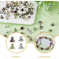 Miniatyrbild 2 av 5: 80 st 4 Färger Tibetanska Blommaändkapslar Legering Konpärlhuvar Antik Blomma Distanspärlhuvar Metall Trasaändkapslar