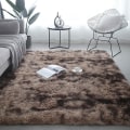 Miniatyrbilde 1 av 5: Shaggy Teppe Moderne Innendørs Barnerom Fluffy Teppe COFFEE 120X200cm
