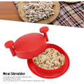 Miniatyrbilde 3 av 5: Multipurpose Kyllingstrimler, Strimlemaskin Kjøttstrimler med Sklisikker Base Rivverktøy for Grønnsaker Pulled Pork Beef Chicken(#2)