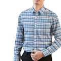 Pikkukuva 1 / 5: Miesten Slim-fit pitkähihainen paita, Miesten napitettavat paidat Blue L