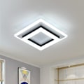 Miniatyrbilde 1 av 5: 23w LED Taklampe, Akryl Taklampe, Moderne LED Taklampe Armatur For Stue, Soverom, Kjøkken, (kaldt hvitt lys)