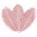 Miniatyrbillede 1 af 5: 10 stk. Lyserøde Strudsefjer, Naturlige Lotus Pink Fjer Duske 25-30 cm Bulk Til Håndværk Vase Bryllupsfest Bordpynt Blomsterarrangement