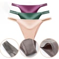 Miniatyrbillede 4 af 4: Dame Sømløse Trusser Hipster Bikini Lav Talje Usynlige Trusser 3-pak S