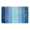 Miniatyrbillede 1 af 4: Luksus Badeværelsesmåtte, Ekstra Bløde og Absorberende Mikrofiber Bademåtter, Skridsikker Plysset Bademåtte, Maskinvask Tør, Bademåtter Til Badeværelse Fl blue3 45x65cm