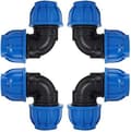 4 st 32 mm vattenledningsslang koppling PE plast snabbkoppling tillbehör 32