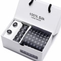 Miniatyrbilde 1 av 2: Slips Gavesett for Menn 5-delt Dress Slips Business Formell Bryllupsslips B13