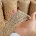 Pikkukuva 1 / 5: 1-14mm Luonnonmukainen Juuttinaru Vintage Juuttiköysi Naru Juuttikangas DIY Askarteluun Lahjojen Paketointiin Puutarhanhoitoon Häiden Koristeluun 1-120m 12mm 1meter
