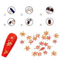 Miniatyrbild 3 av 5: Halloween Sequin för kvinnors nageldekoration Halloween nageldesignhantverk style 4