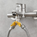 Miniatyrbillede 2 af 5: Udskiftningsventil G 1/2 Y-forbindelse Messing 3-vejsventil i håndbruseradapter Afspærringsventil