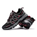Miniatyrbillede 4 af 5: Herre Vandresko Lav Top Sneakers Til Udendørs Trailing Trekking Vandring 3Ds1981 Black EU 41