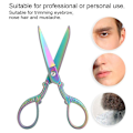 Miniatyrbild 4 av 4: Näshårstrimningssax Lättvikt Ögonbrynssax Hållbar För Skönhet För Makeup(färg)