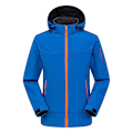Pikkukuva 1 / 5: Miesten Huppari Softshell Takki, Vedenpitävä Kevyt Tuulenpitävä Takki Men blue M