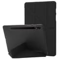 Til Samsung Galaxy Tab S9+ Tablet Cover Silikone+PU Læder Flip Cover med Auto Vågn/Sov Funktion