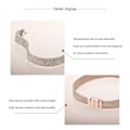 Miniatyrbillede 3 af 4: Vævet Armbånd Dame Smykker Charm Basis Stil Kæreste Fødselsdagsgave 16cm Silver