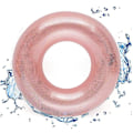 Miniatyrbild 1 av 5: Simring Simbar Ring Uppblåsbar Simring Flyter Vuxen Uppblåsbar Poolboj Slitstark Uppblåsbar Simrund Sommar Pool Strand Konfettiglitter Simning Fl