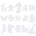 Miniatyrbillede 1 af 5: 15 Stykker Dyre Perleplader til Strygeperler Klare Plastik Skabelon Perleplader til Hobbyperler (Fisk And Hund Hval Sommerfugl Kat)