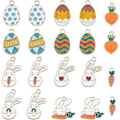 Miniatyrbillede 1 af 5: Påske Charms Bulk Assorteret Påske Ferie Charm Kollektioner Kanin Dyre Charm