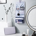 Miniatyrbillede 4 af 5: Ny Polyester Vasketaske Lazy Bærbar Kosmetiktaske Hjem Toiletartikler Opbevaringstaske grey