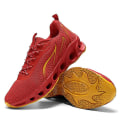 Miniatyrbillede 2 af 5: Herresko Flyvende Vævet Fritidssko Åndbare Sneakers Sportssko 8818 Red EU 40