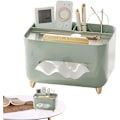 Miniatyrbild 4 av 5: Tissue Nattduksbord - Multifunktionell Tissue Storage Box, Modern Tissue Dispenser | Tissue Nattduksbord Organizer