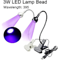 Pikkukuva 4 / 5: Usb Uv Led -kynsilamppu geelikynsille, Mini Led -kynsilakkavalo Silver