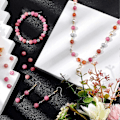 Miniatyrbilde 2 av 5: Omtrent 180 stk 8mm Natursteinperler Naturlig Kalsedon Runde Perler Ekte Edelsten Løse Perler for Armbånd Halskjede Smykkefremstilling (Hull: 1mm)
