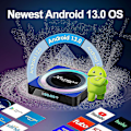 Pikkukuva 2 / 5: Android TV Box 13.0, Uusin 2023 X88 Pro-13 Android TV Box 4gb Ram 64gb Rom Rk3528 Chipest 8k Tv Box Tukee Wifi6 2.4/5.8g Wifi Bt5.0 /3d /h.265 Andr