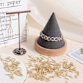 Miniatyrbilde 4 av 5: 1 Eske 100g Gull Bugle Perler Bulk Glass Bugle Frøperler Små Lange Runde Opaque Tube Løse Spacer Håndverksperler for Smykkelaging Perling Søm Forsyning