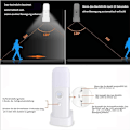 Miniatyrbillede 3 af 5: Genopladelig LED Natlampe til Voksne, 2000mah Indendørs Bevægelsessensor Lys, 5-niveau Justering (varmt Lys)