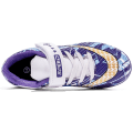 Miniatyrbild 2 av 5: Barn Fotbollsskor Vuxna Hög Ankel Fotbollsskor Gräs Träning Sport Skor Sneakers 3B2302 Purple 33